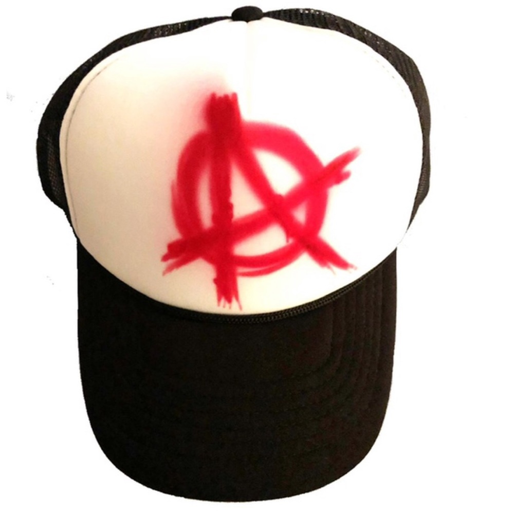 Airbrush Anarchy trucker snapback hat